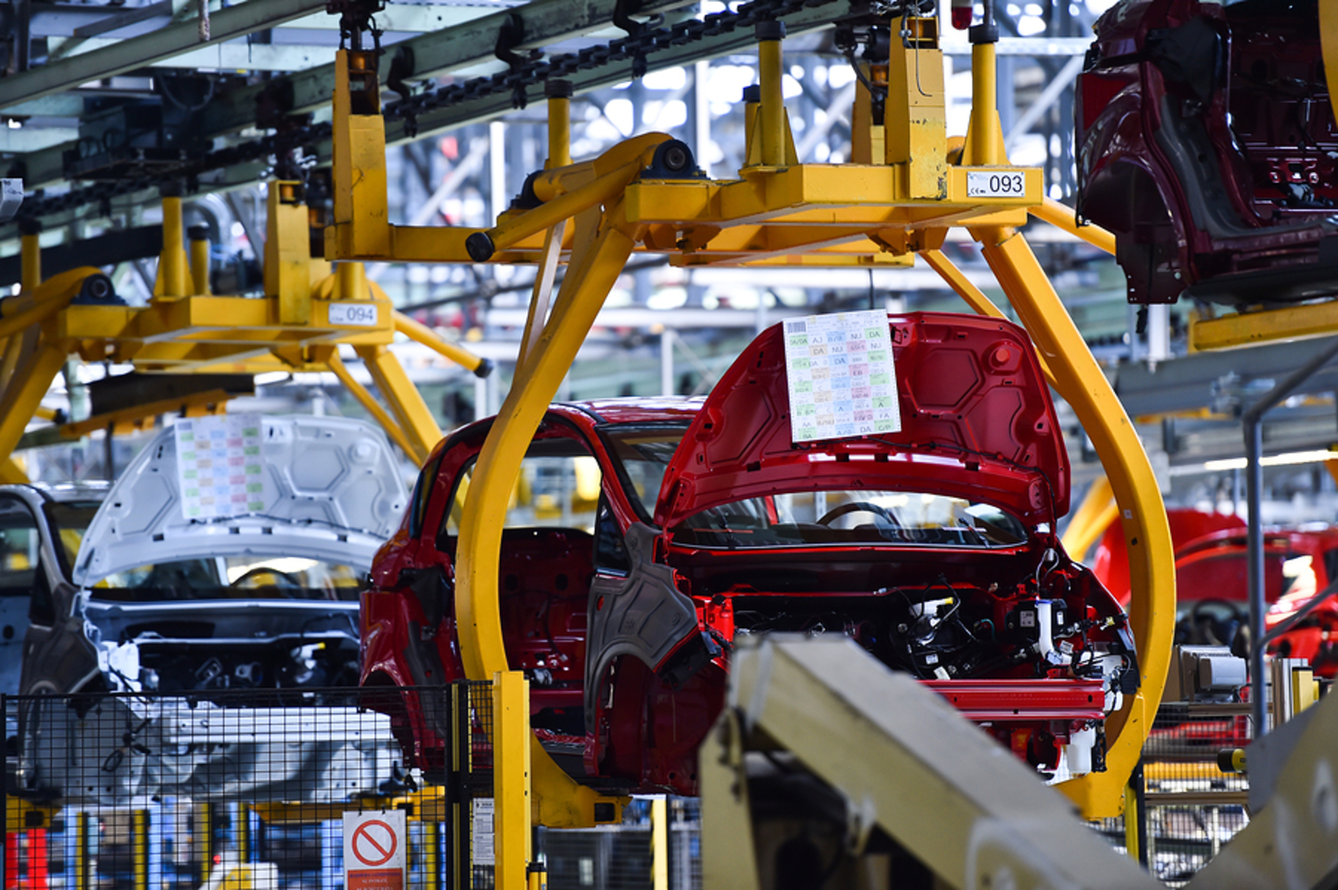 Auto manufacturing warehouse.
